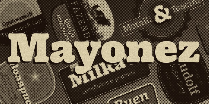 Mayonez Regular Font preview