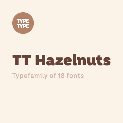 TT Hazelnuts Font preview