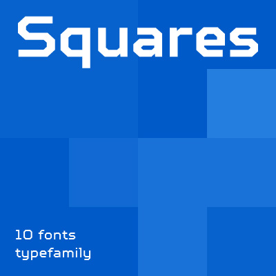 TT Squares Regular Font preview