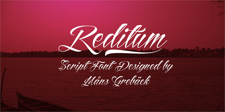 Reditum Regular Font preview
