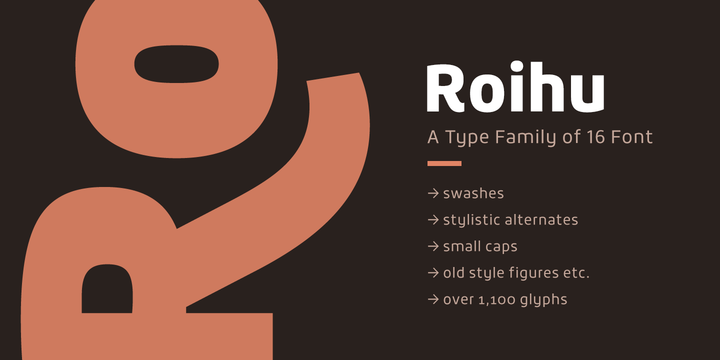 Roihu Medium Font preview
