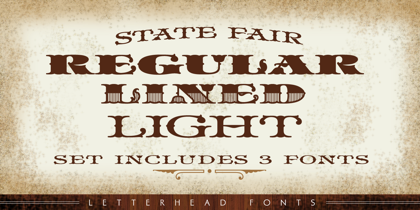 LHF State Fair Font preview