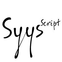 ALS SyysScript Font preview