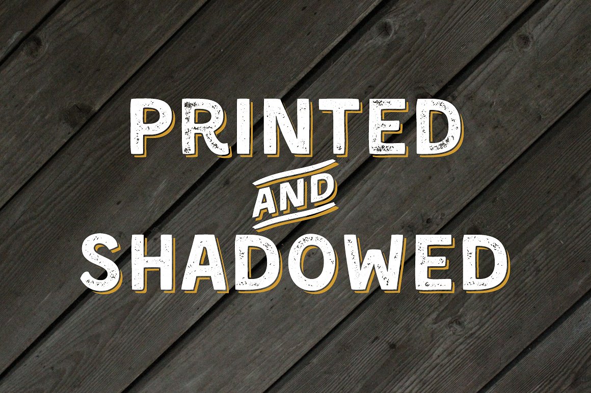 Kent 4F Shadow Font preview