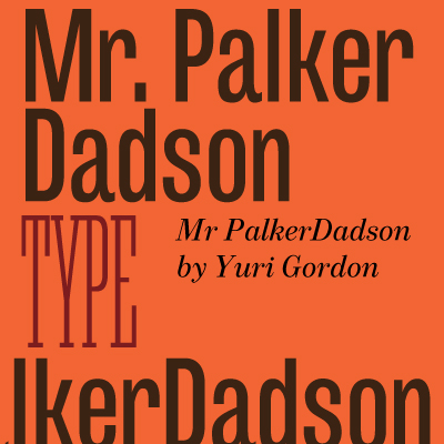 Mr Palker Dadson Font preview
