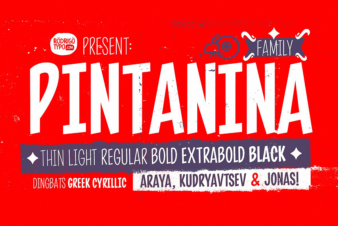 Pintanina Regular Font preview