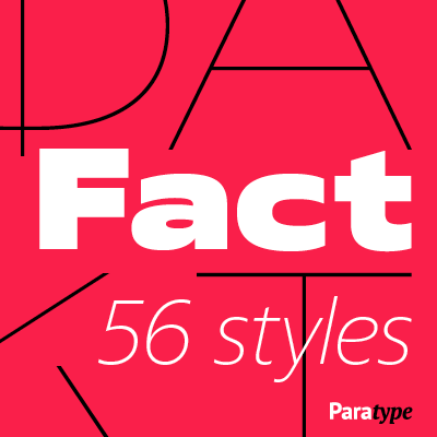 Fact Condensed Thin Font preview
