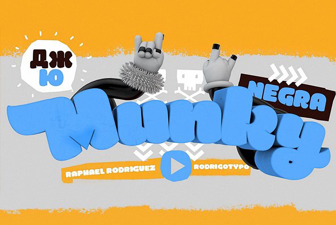 Munky Negra Font preview