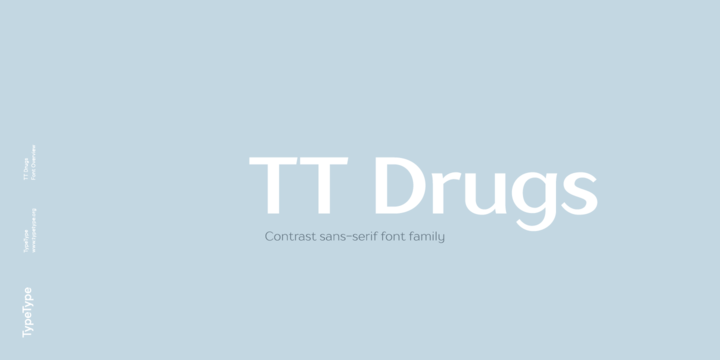 TT Drugs Regular Font preview