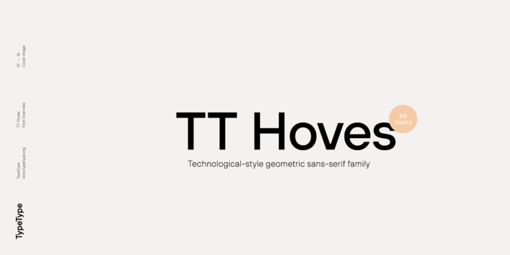 TT Hoves Medium Font preview