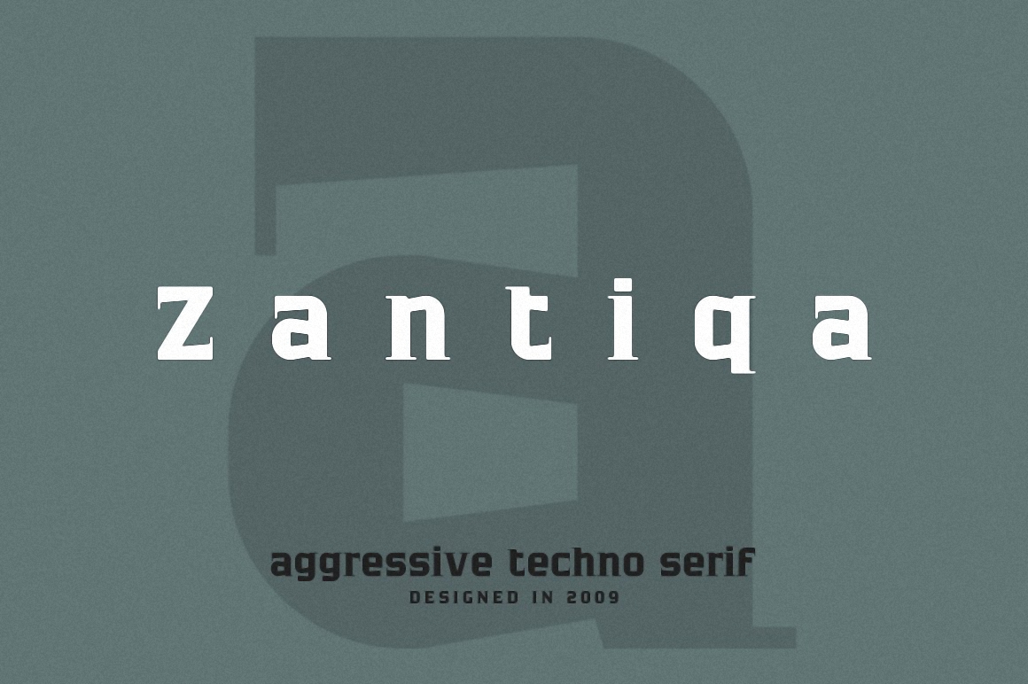 Zantiqa 4F Font preview