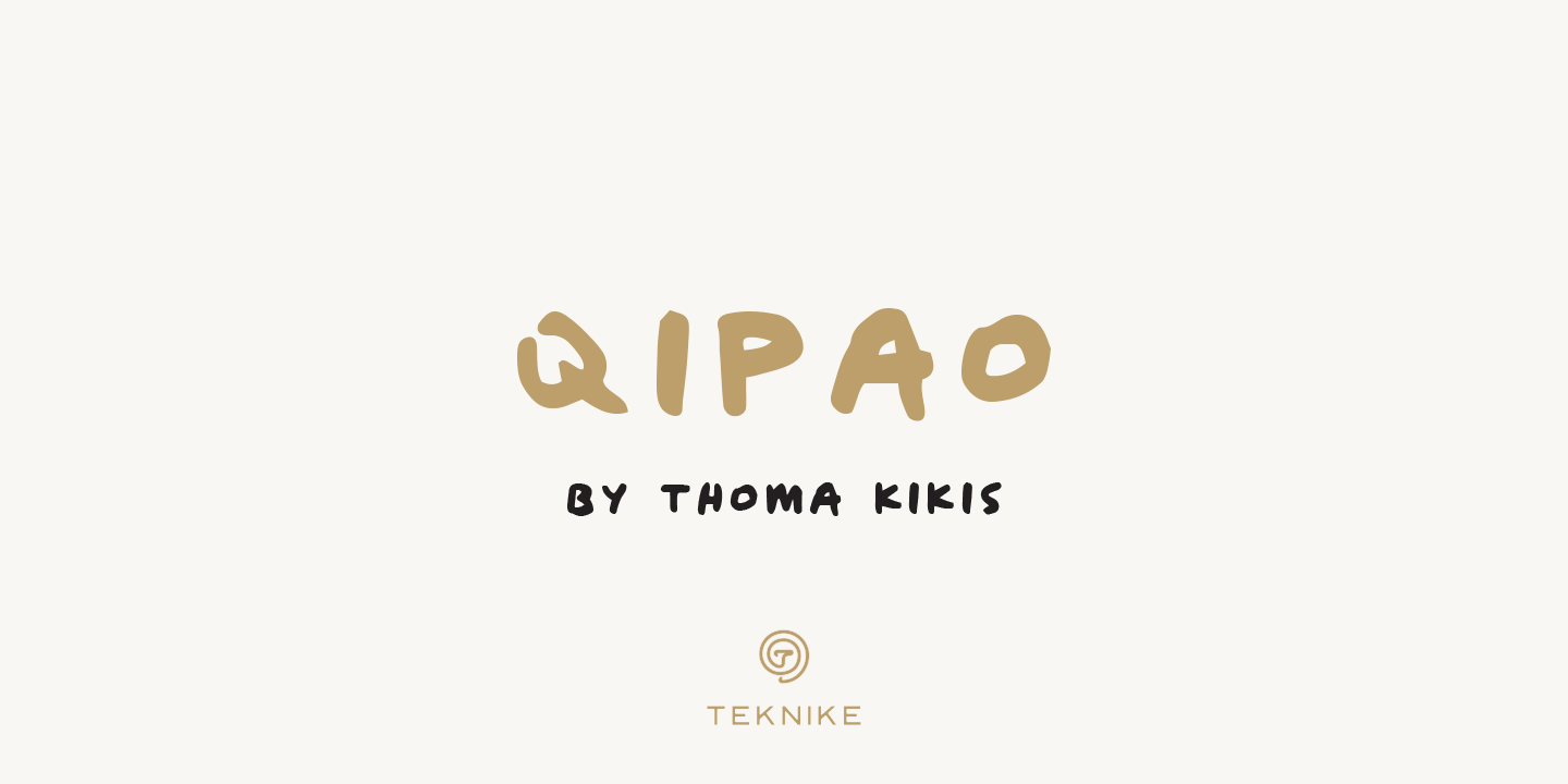 Qipao Blotchy Font preview
