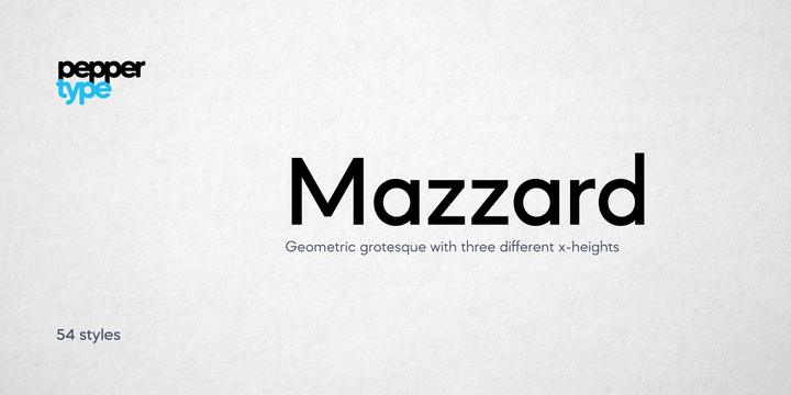 Mazzard M Light Italic Font preview