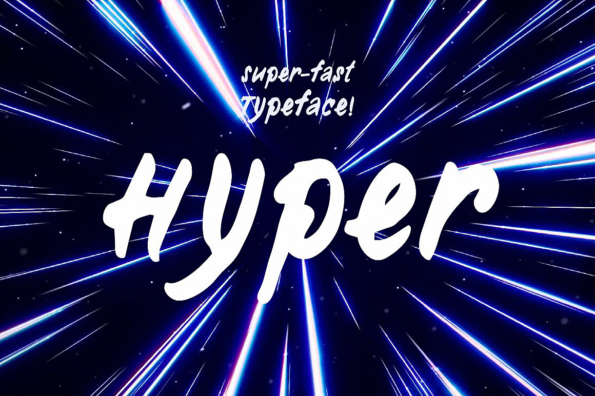 Rabbits Hyper Hyper Font preview