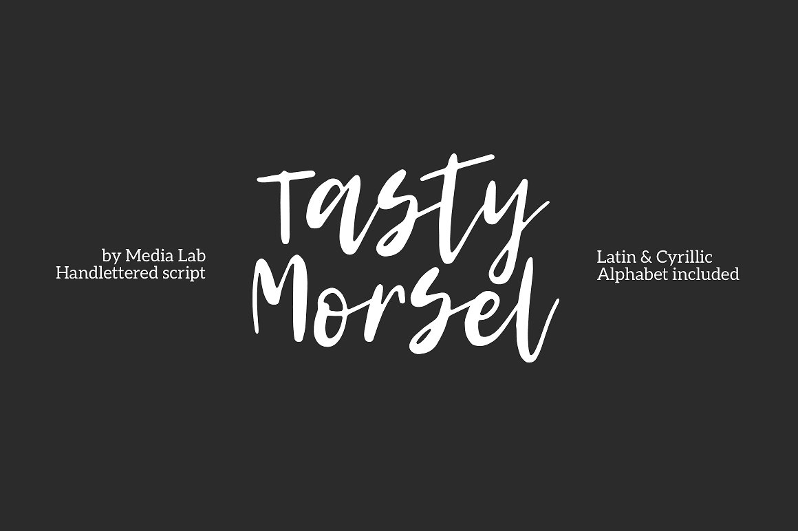 ML Tasty morsel Regular Font preview