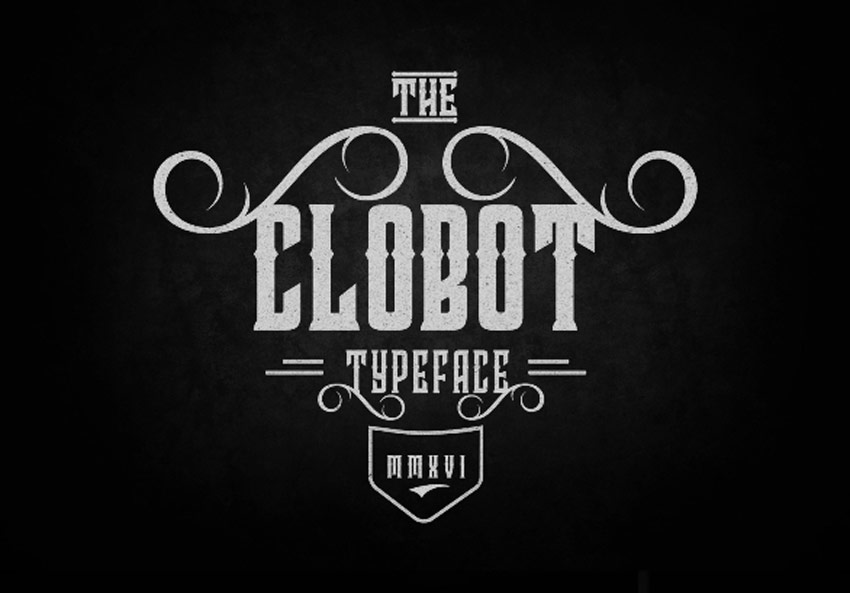 Clobot Regular Font preview