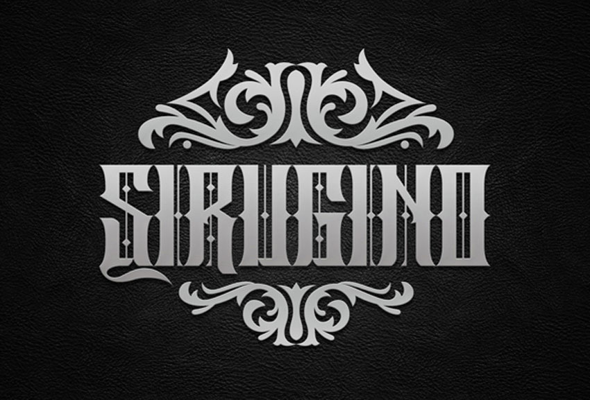 Sirugino Font preview