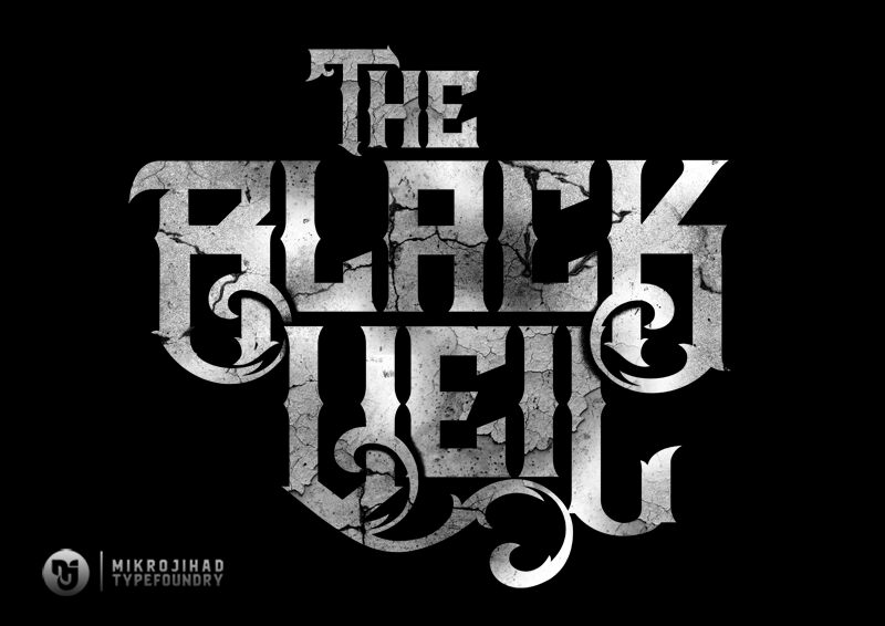 The Black Veil Font preview