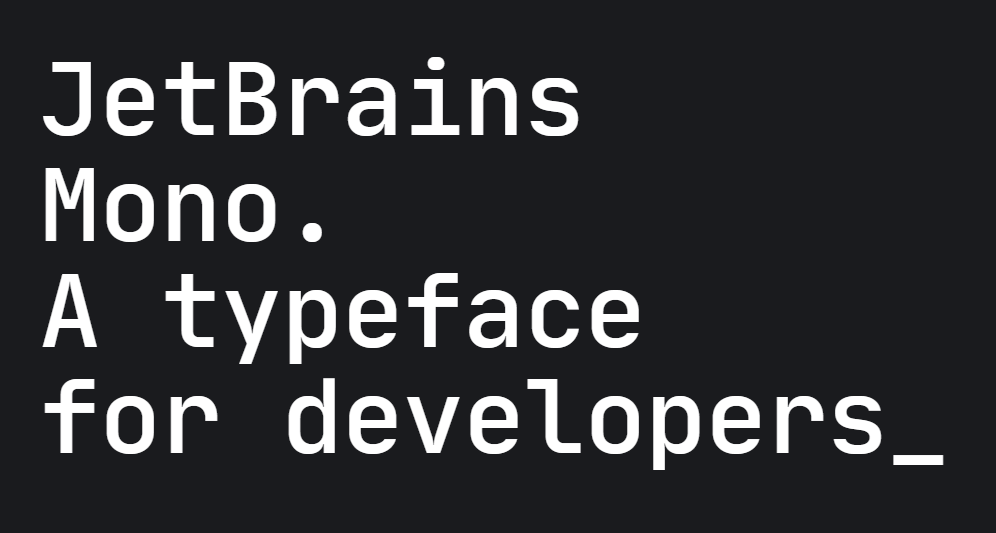 JetBrains Mono Extra Bold Font preview