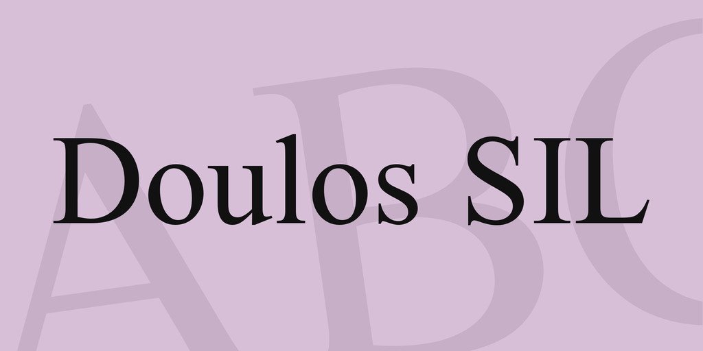 Doulos Regular Font preview