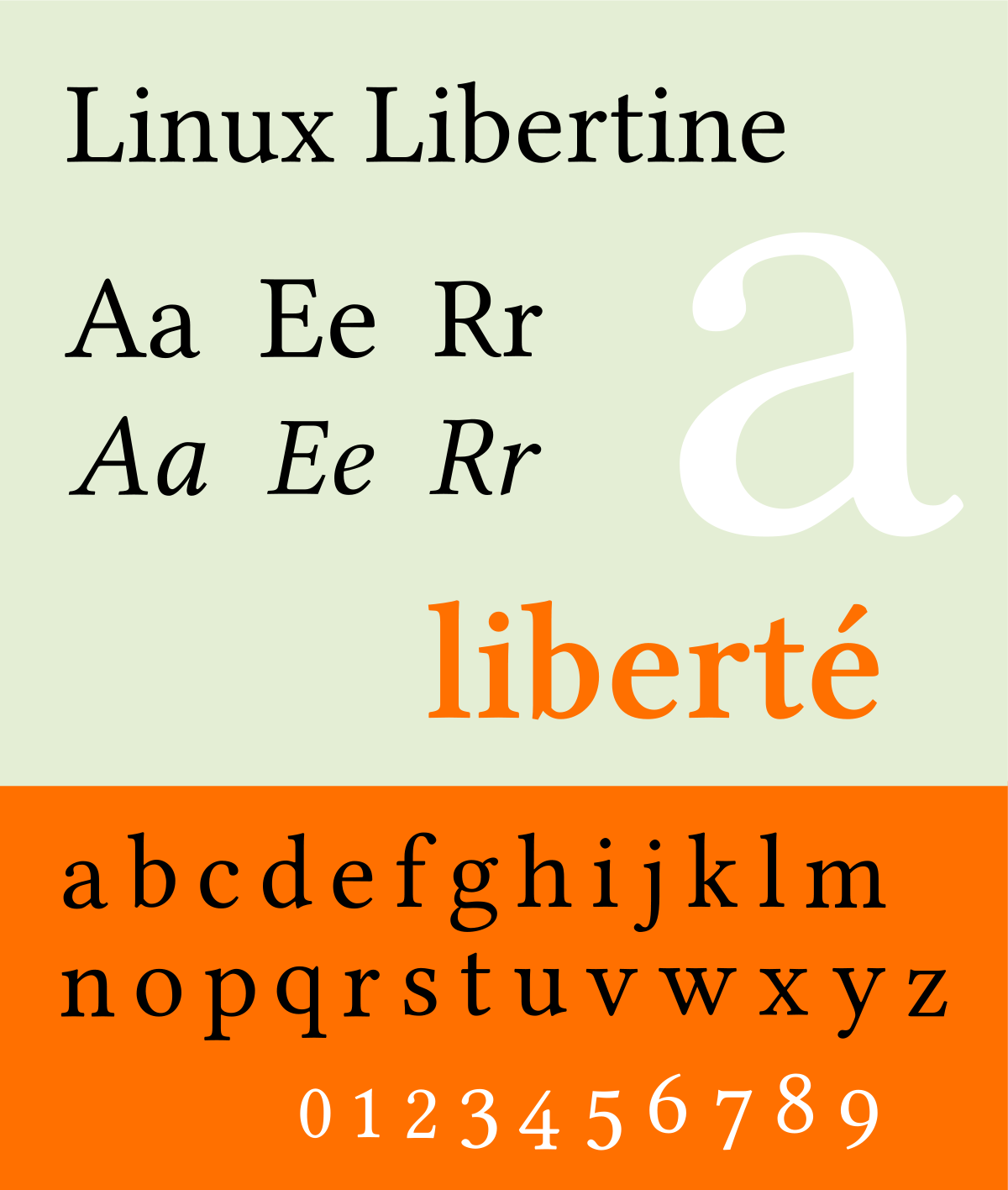 Linux Libertine Z Font preview