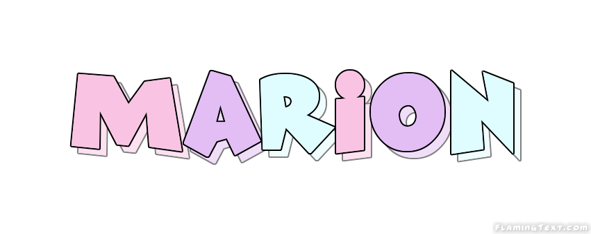 Marion Regular Font preview
