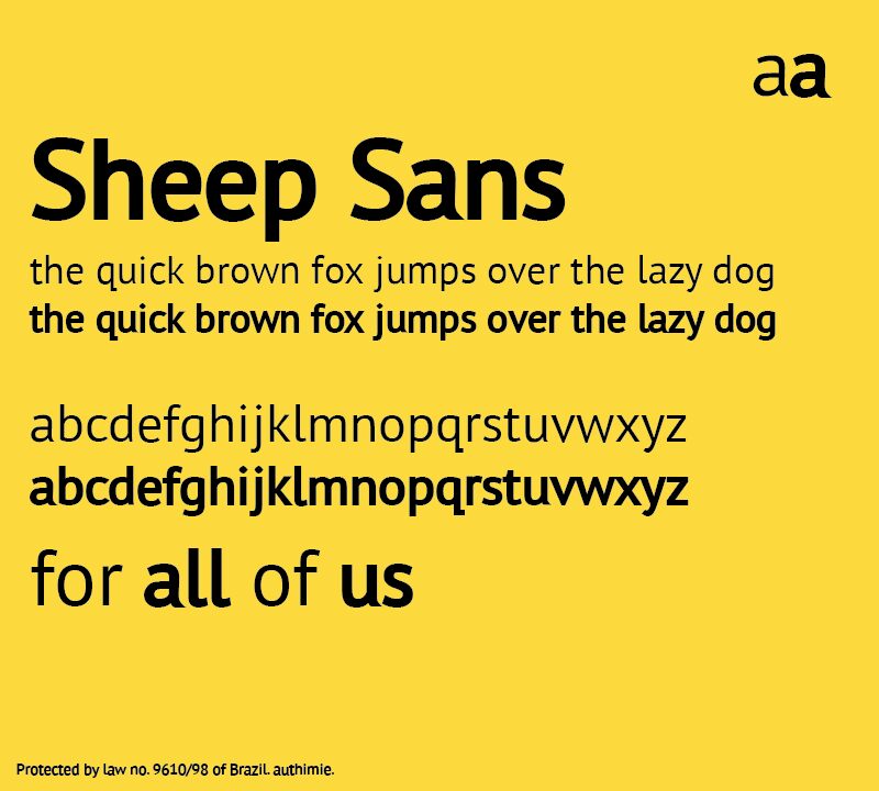 Sheep Sans Regular Font preview