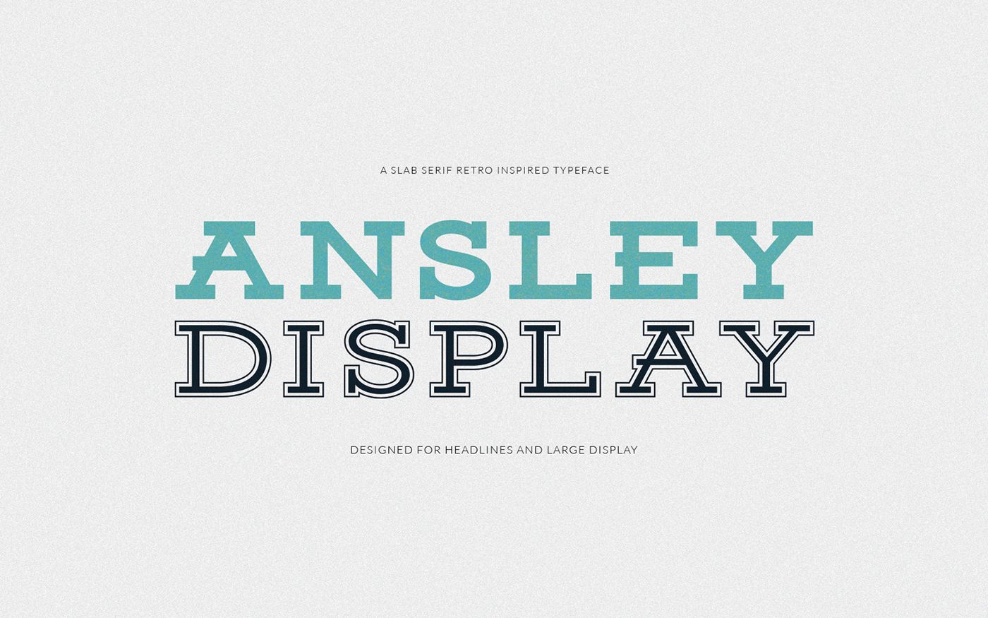 Ansley Display Font preview
