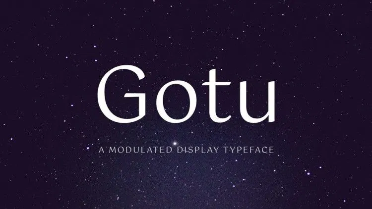Gotu Regular Font preview