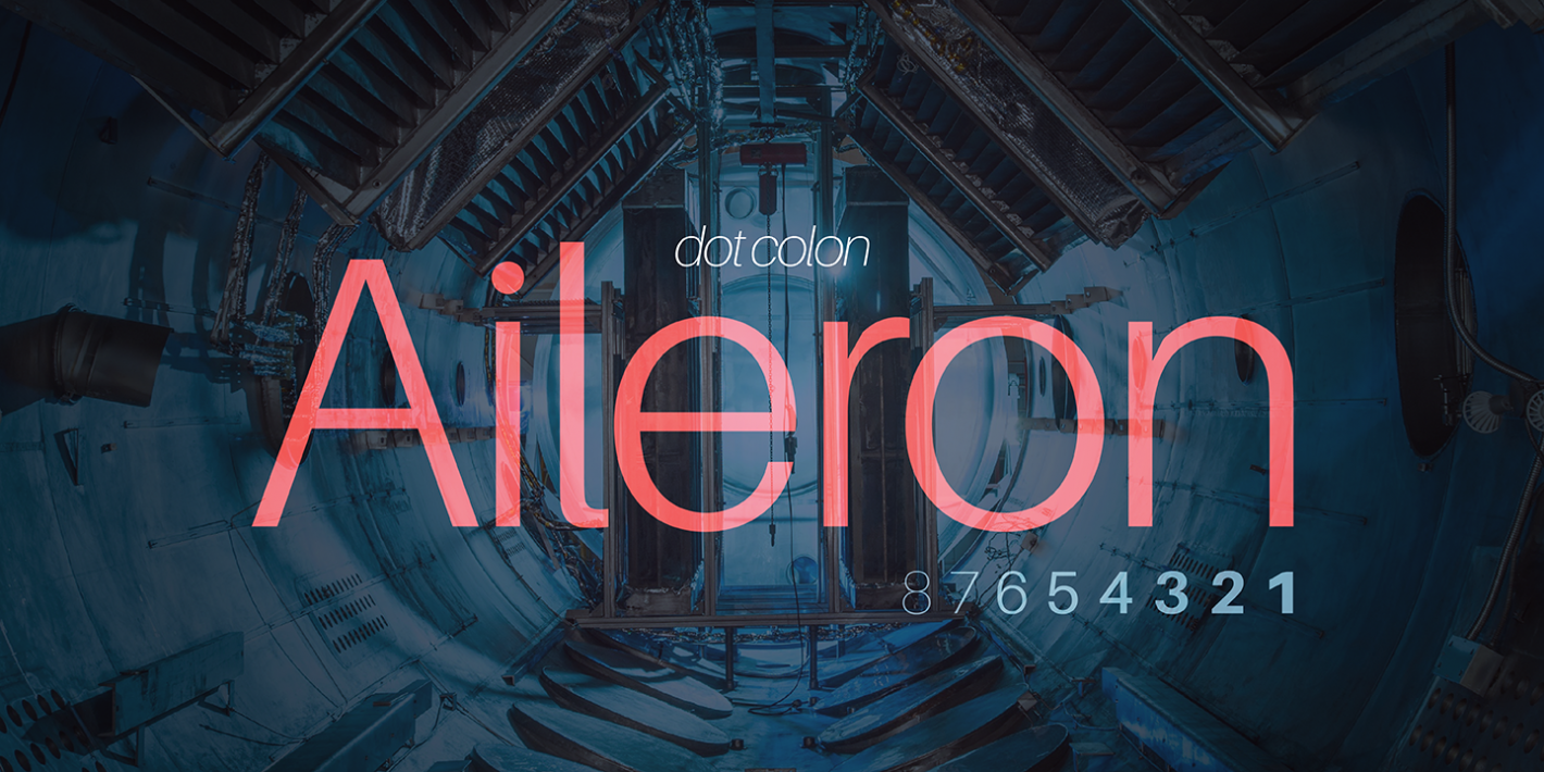 Aileron Regular Font preview