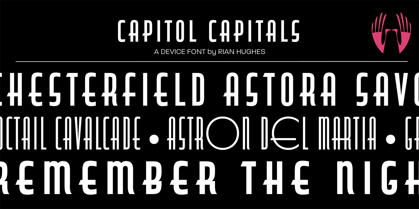 Capitol Font preview