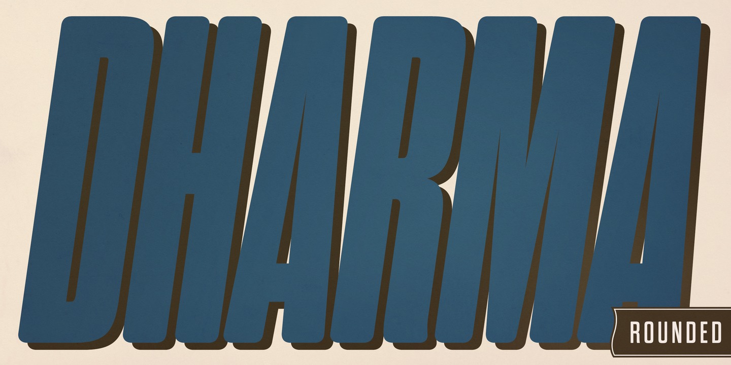 Dharma Gothic Rounded C Regular Font preview