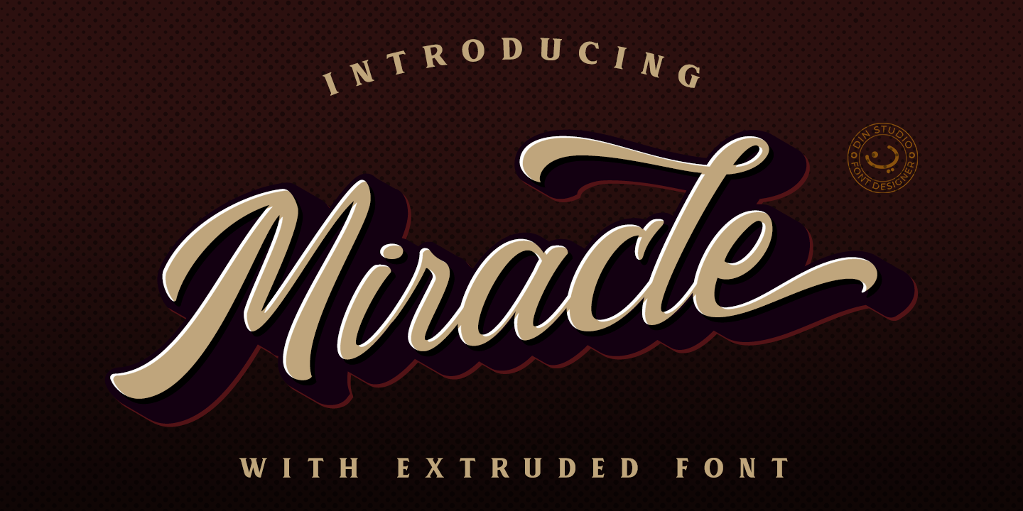 Miracle Regular Font preview