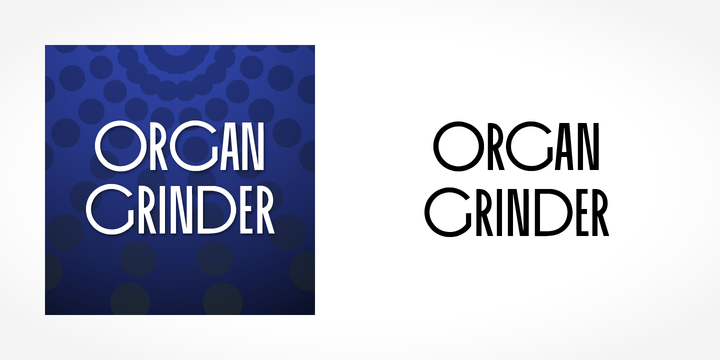 Organ Grinder Font preview