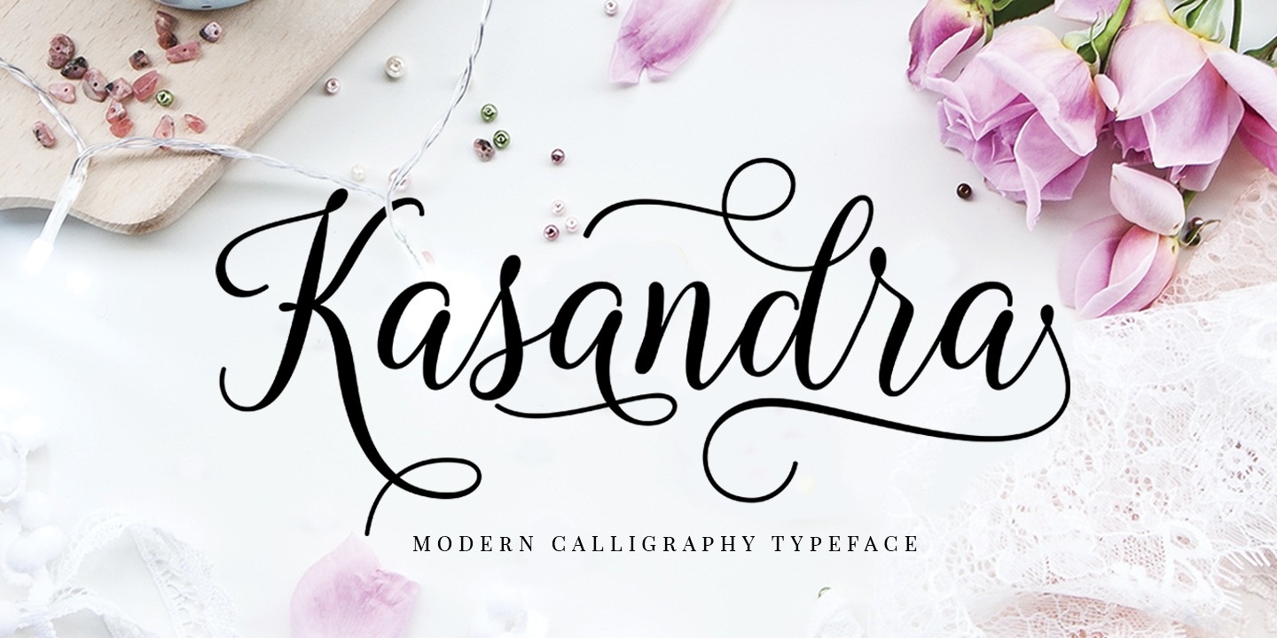 Kasandra Script Regular Font preview