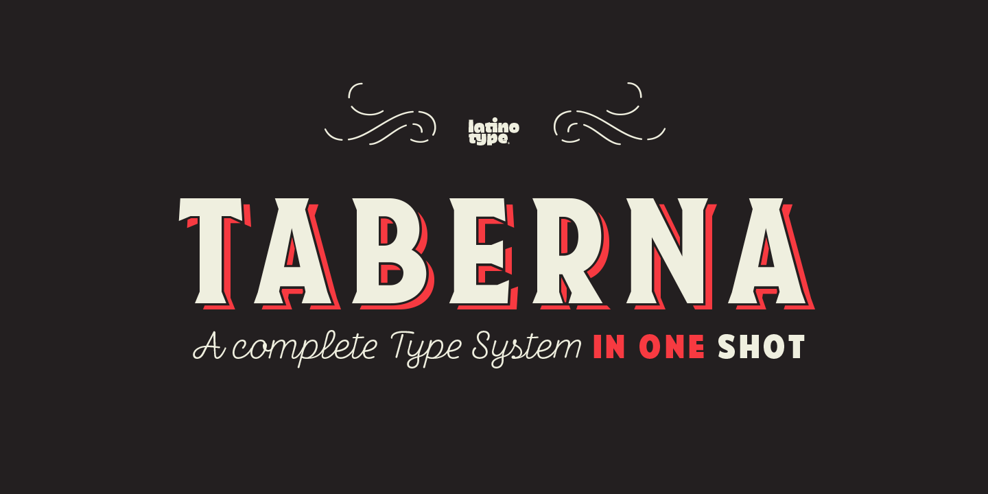 Taberna Sans Regular Font preview