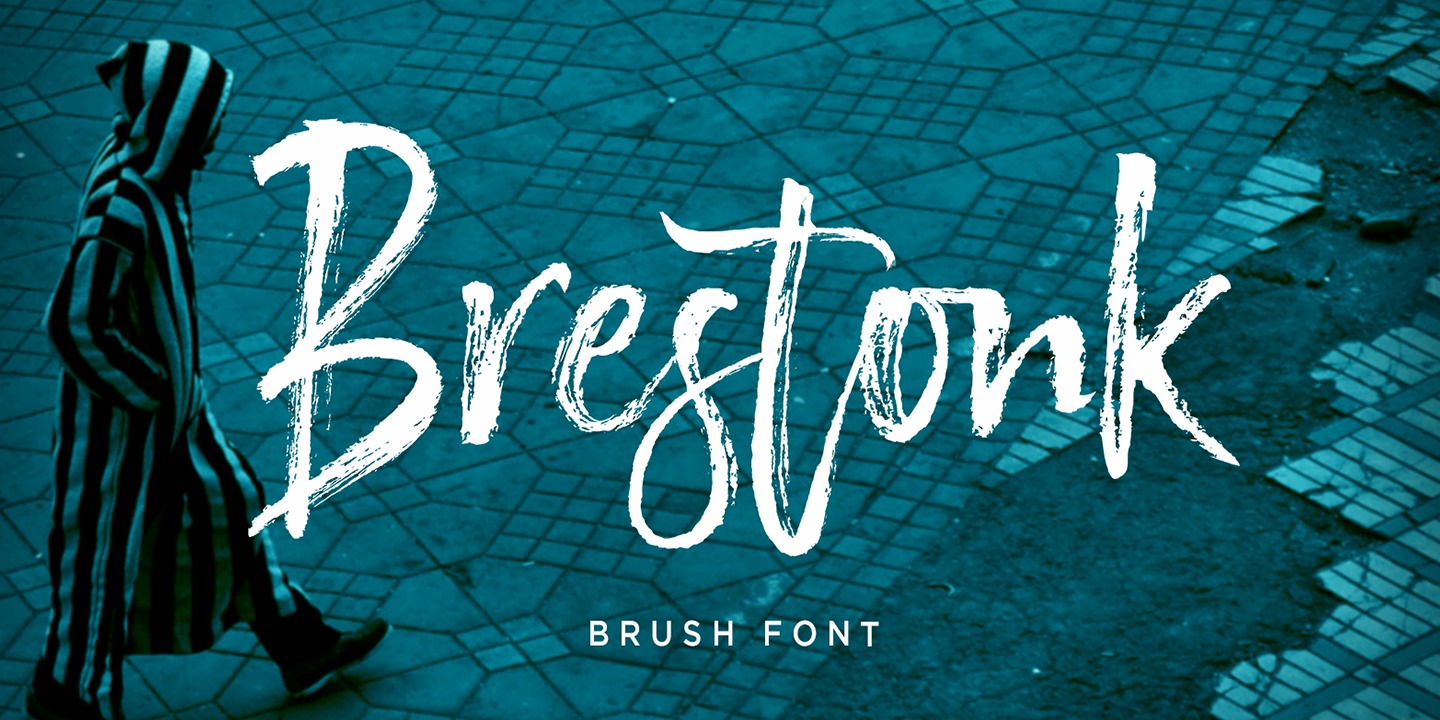 Brestonk Regular Font preview