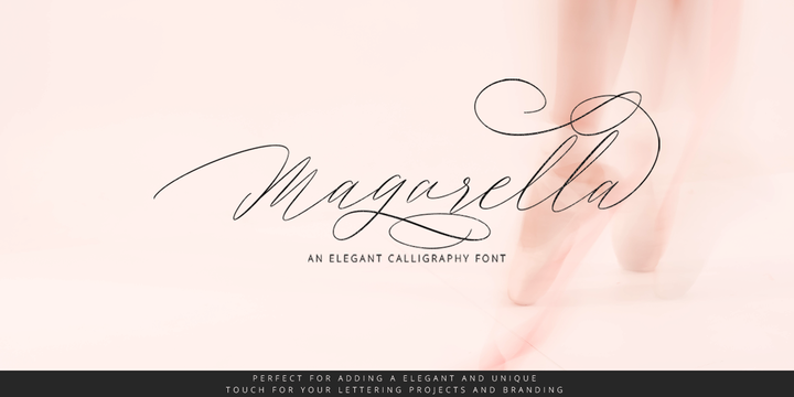 Magarella Script Regular Font preview