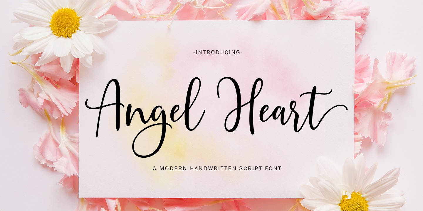 Angel Heart Regular Font preview