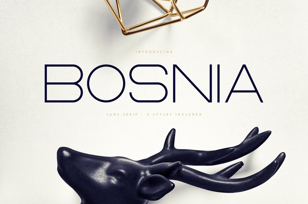 Bosnia Regular Font preview