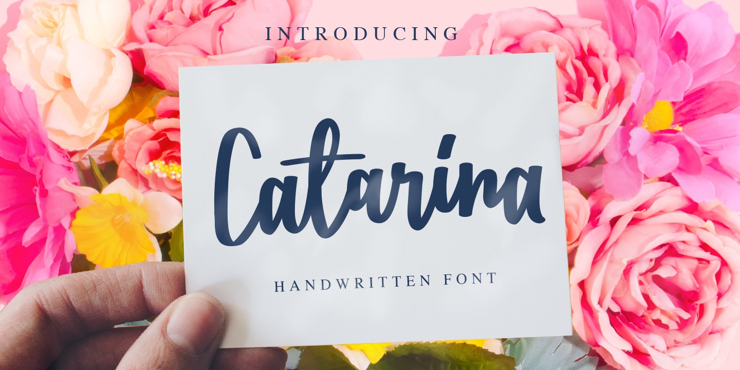 Catarina Regular Font preview