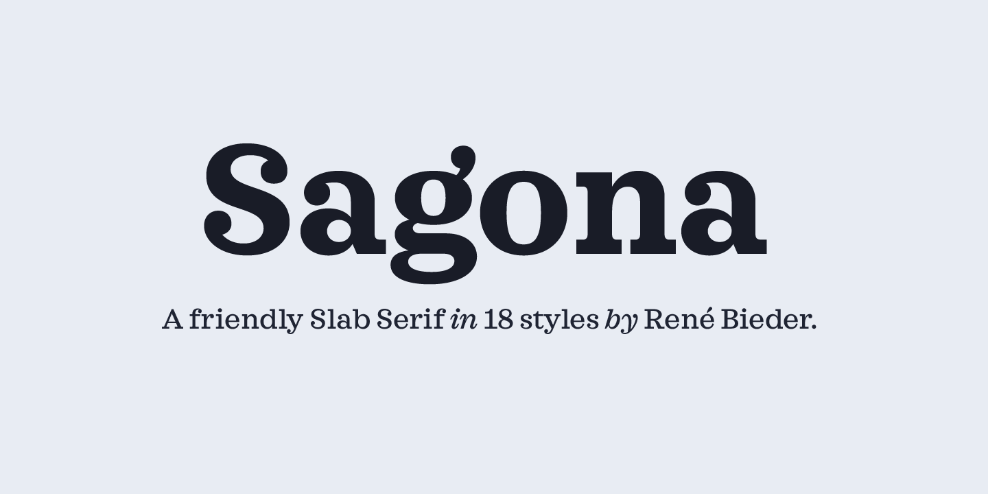 Sagona Medium Italic Font preview