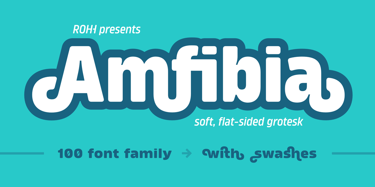 Amfibia Font preview