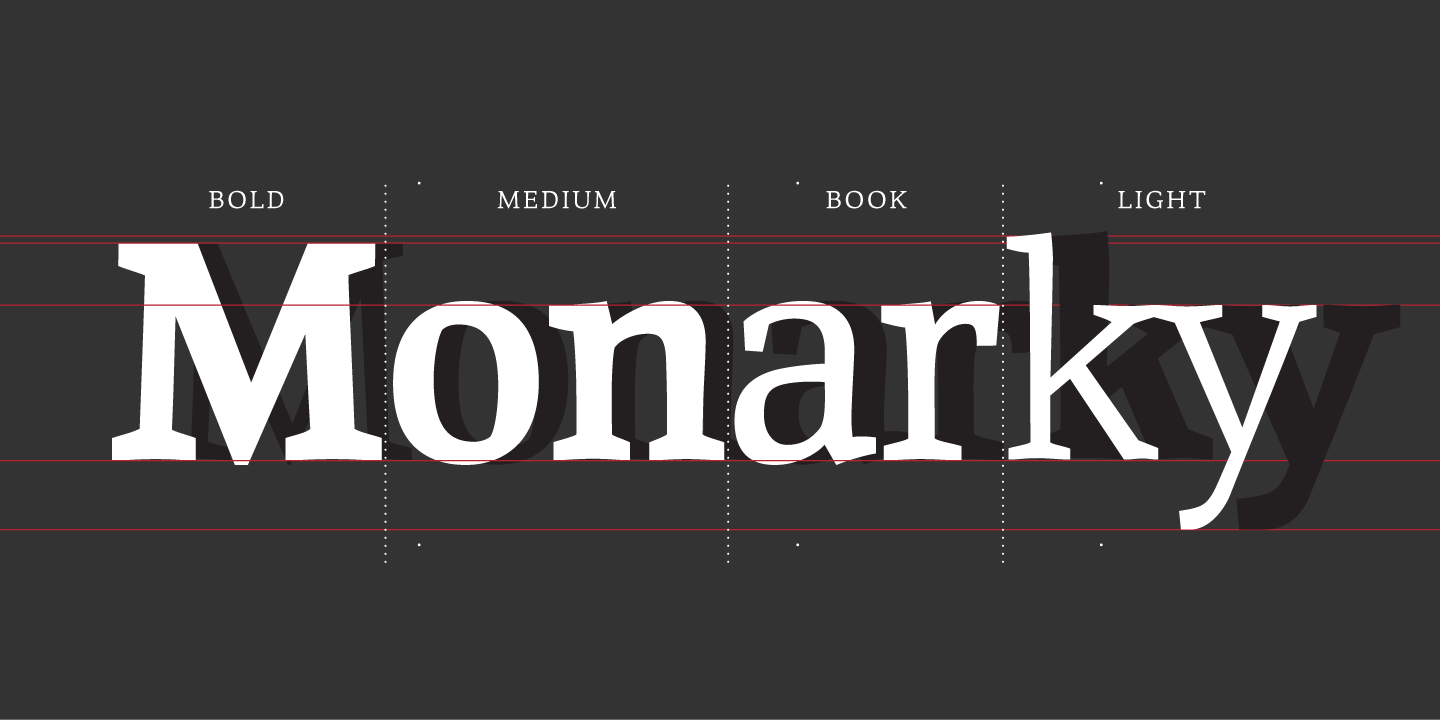 Monarky Medium Font preview