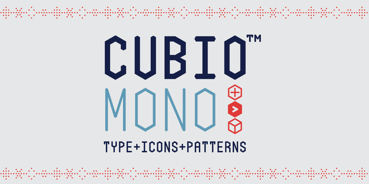 Cubio Mono 500 Font preview