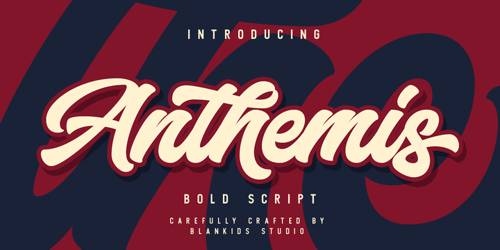 Anthemis Regular Font preview
