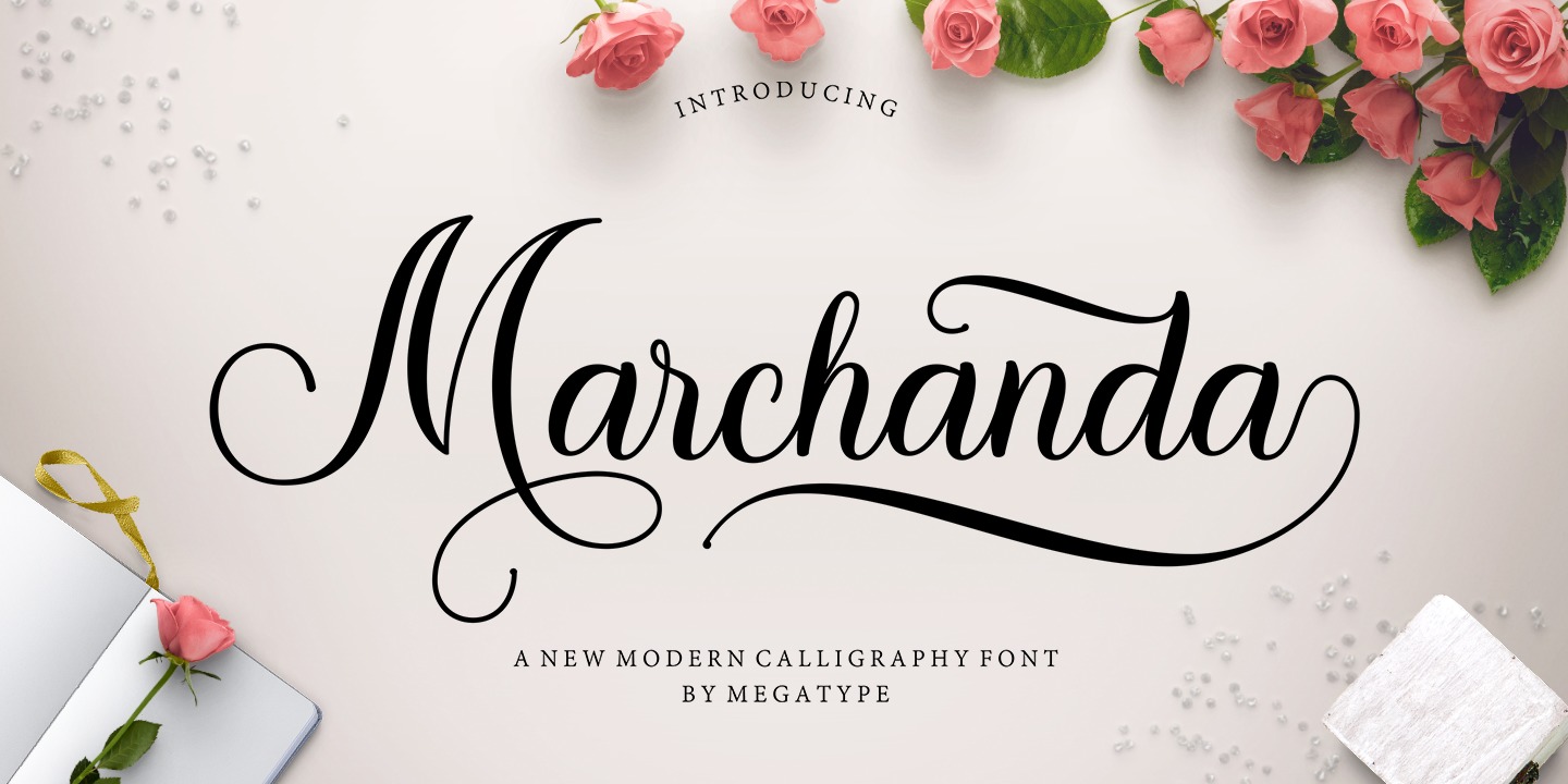 Marchanda Script Regular Font preview