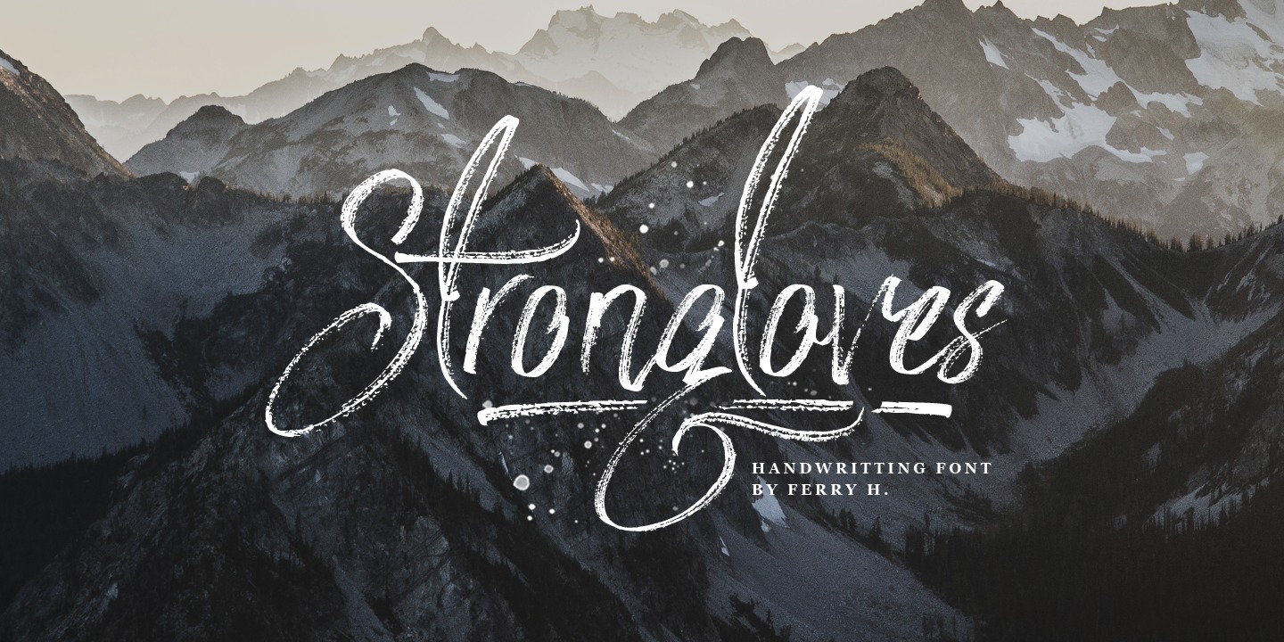 Strongloves Regular Font preview