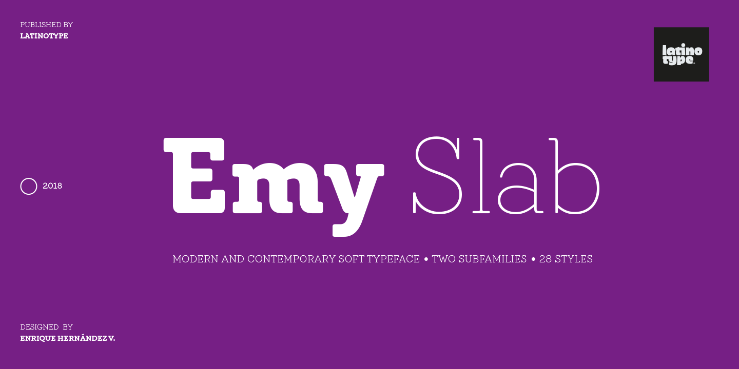 Emy Slab Regular Font preview