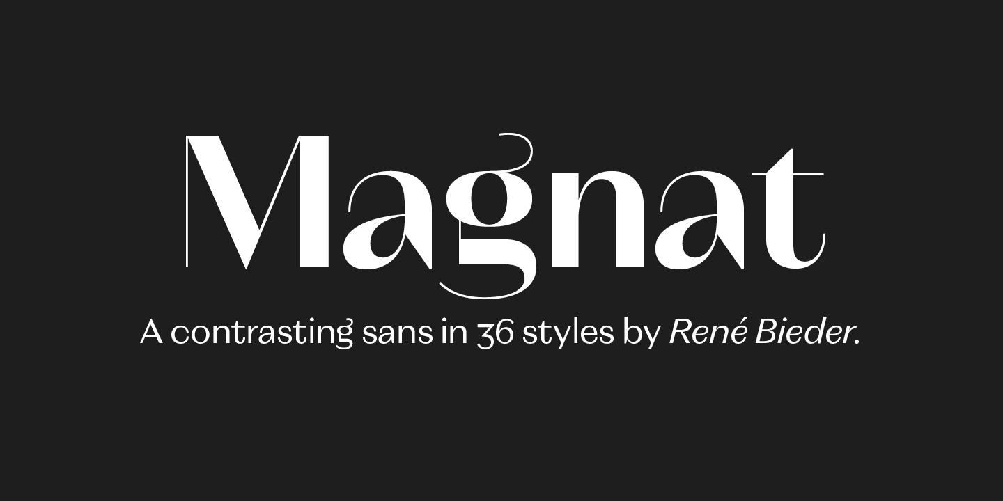 Magnat Text Medium Font preview